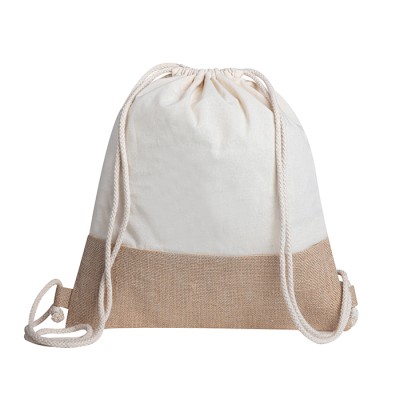 Zaino personalizzabile cotone e juta