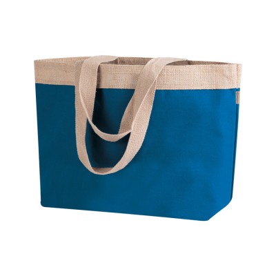 JAMES Borsa in cotone laminato e juta Cod. Art. PG248