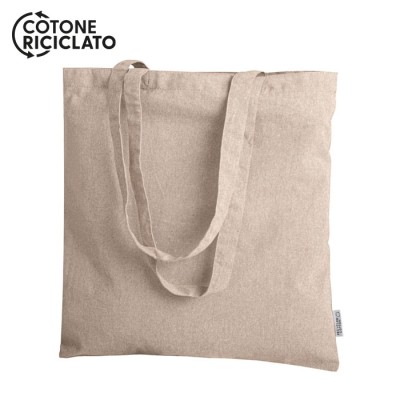 Borsa in cotone riciclato con logo