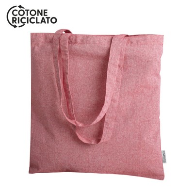 Borsa in cotone riciclato con logo