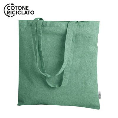 Borsa in cotone riciclato con logo