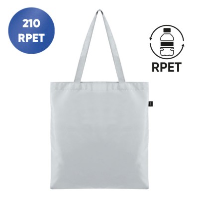 Borsa shopping con logo stampato