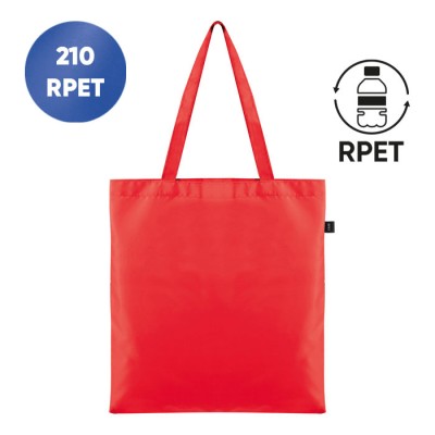 Borsa shopping con logo stampato