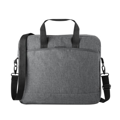 MONTRY 2 TONE Borsa porta PC imbottita in poliestere 300D effetto melange Cod. Art. PH204