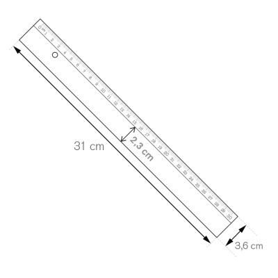Righelli 30 cm Cod. Art. PH810