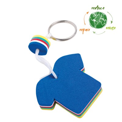 Portachiavi galleggiante a forma di t-shirt