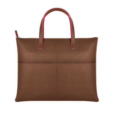 Borsa shopping/portadocumenti bicolore - Finesse cod. CA057