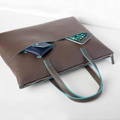 Borsa shopping/portadocumenti bicolore - Finesse cod. CA057