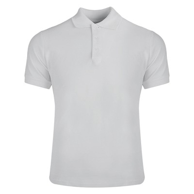 Polo mezza manica in polycotton, bianco Cod. Art. NK211