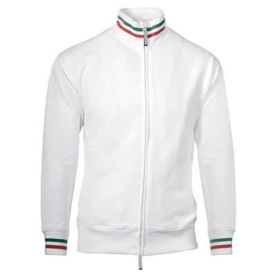 Felpa con collo a lupetto tricolore - Tricolore cod. NK320