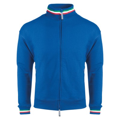 Felpa con collo a lupetto tricolore - Tricolore cod. NK320