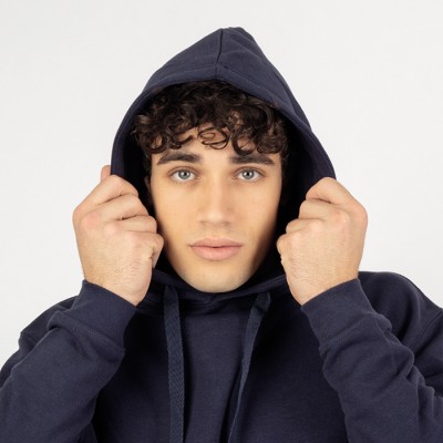 Felpa con cappuccio e cordoncini - Eco hoodie cod. NK355