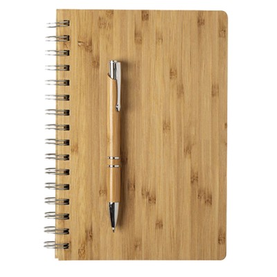 Blocchetti per appunti bamboo e penna Cod. Art. PB577
