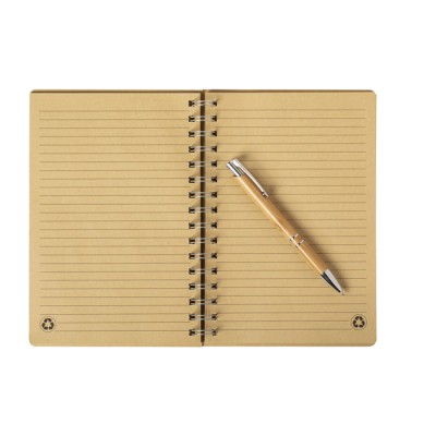Blocchetti per appunti bamboo e penna Cod. Art. PB577