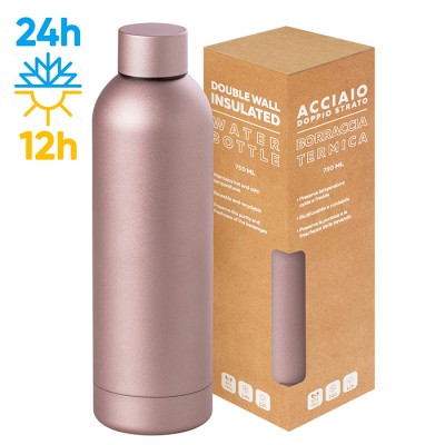 Borraccia in acciaio inox con logo