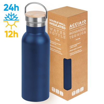 OUTDOOR BOTTLE 750 Borraccia in acciaio inox 304/201 Cod. Art. PC437