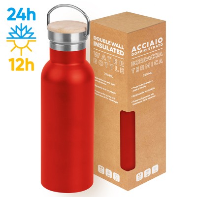 OUTDOOR BOTTLE 750 Borraccia in acciaio inox 304/201 Cod. Art. PC437