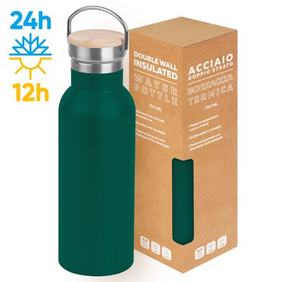 OUTDOOR BOTTLE 750 Borraccia in acciaio inox 304/201 Cod. Art. PC437