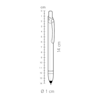 Penne serigrafate con gommino per touch screen PD088