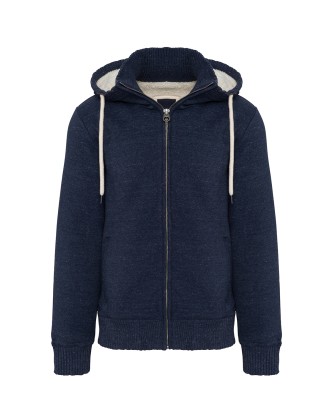 Giacca vintage in pile foderata in sherpa - cod. RWK2312 Giacca vintage in pile foderata in sherpa - cod. RWK2312