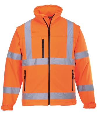Giacca softshell ad alta visibilità (3L) (S428) - cod. RWPW092