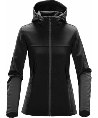 Felpa con cappuccio softshell Orbiter da donna - cod. RWST189