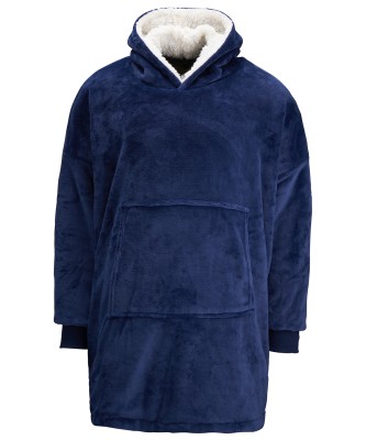 Felpa con cappuccio reversibile oversize in sherpa The Ribbon - cod. RWRI002 Felpa con cappuccio reversibile oversize in sherpa The Ribbon - cod. RWRI002