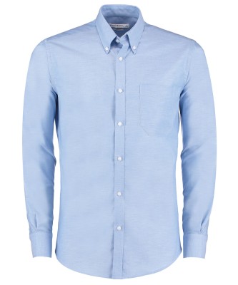 Camicia da lavoro Oxford slim fit a maniche lunghe (vestibilità attillata) - cod. RWKK184