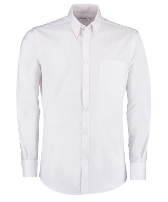 Camicia da lavoro Oxford slim fit a maniche lunghe (vestibilità attillata) - cod. RWKK184