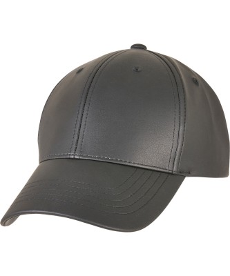 Cappellino da papà in pelle sintetica a forma di alfa (6245AL) - cod. RWYP218 Cappellino da papà in pelle sintetica a forma di alfa (6245AL) - cod. RWYP218