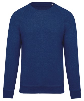 Felpa da uomo in cotone biologico con scollo a giro e maniche raglan - cod. RWKB480