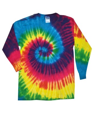 T-shirt tie-dye a manica lunga - cod. RWTD15M