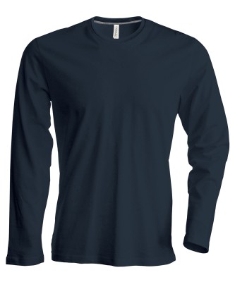 T-shirt girocollo a maniche lunghe da uomo - cod. RWKB359