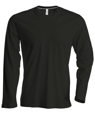 T-shirt girocollo a maniche lunghe da uomo - cod. RWKB359