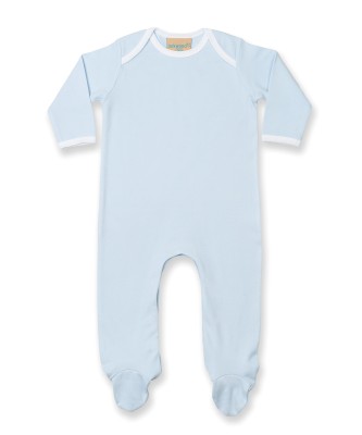 Tutina da notte a maniche lunghe a contrasto - cod. RWLW53T