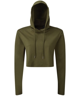 T-shirt corta con cappuccio e maniche lunghe TriDri® da donna - cod. RWTR088