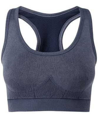 Reggiseno multi-sport TriDri® senza cuciture '3D fit' effetto denim - cod. RWTR216