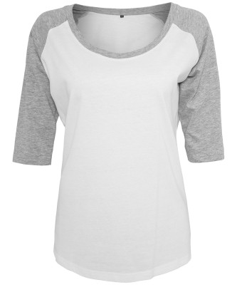 Maglietta raglan a contrasto ¾ da donna - cod. RWBY022 Maglietta raglan a contrasto ¾ da donna - cod. RWBY022