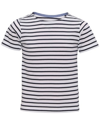 T-shirt costiera per bambini Marinière a maniche corte - cod. RWAQ075