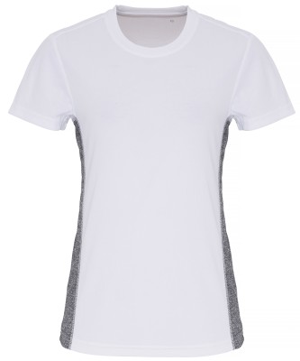 T-shirt da donna con pannello a contrasto TriDri® ad alte prestazioni - cod. RWTR048