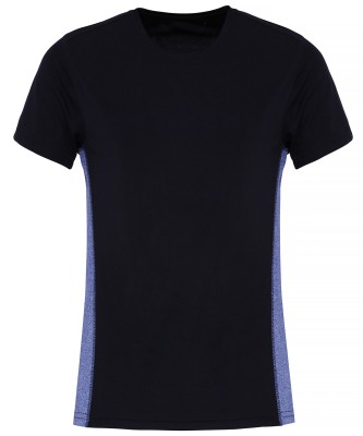 T-shirt da donna con pannello a contrasto TriDri® ad alte prestazioni - cod. RWTR048