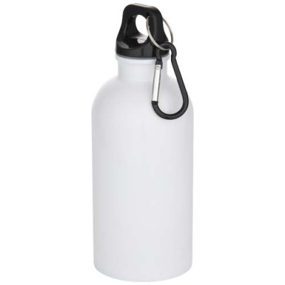 Borraccia da 400 ml in acciaio inossidabile certificato RCS a parete singola adatta per stampa a sublimazione con - cod. P100873