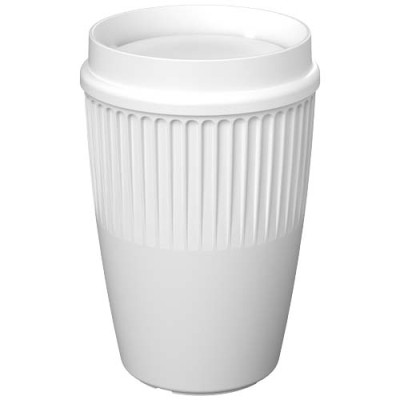 Bicchiere da 350 ml con coperchio a 360° Cirrus - cod. P210462