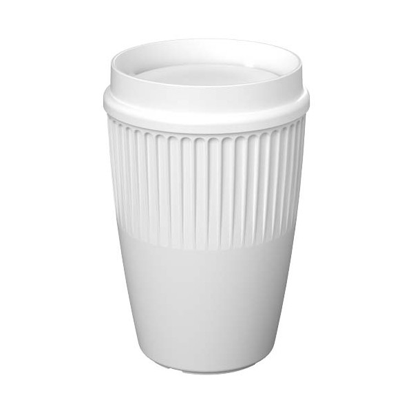 Bicchiere da 350 ml con coperchio a 360° Cirrus - cod. P210462