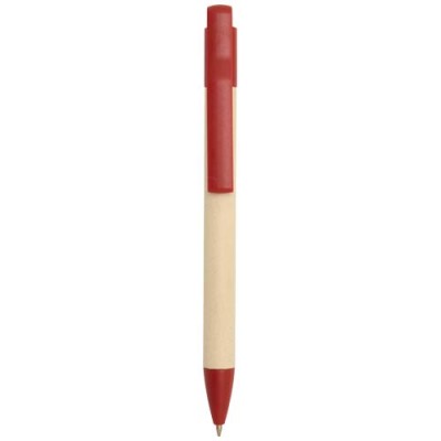 Penna a sfera in carta a base di canna da zucchero (inchiostro blu) Liliana - cod. P107983
