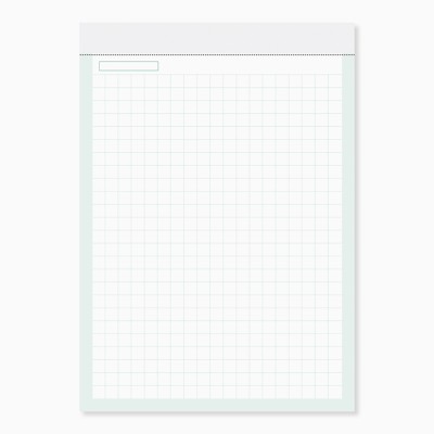 Blocco 50 fogli a quadretti formato a4 - Block square cod. PA842