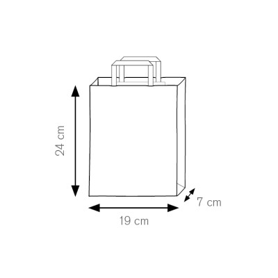 Shopper con logo stampato - cod. PG065