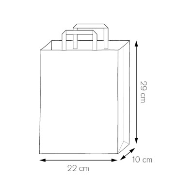 Shopper da serigrafare con scritte - cod. PG077