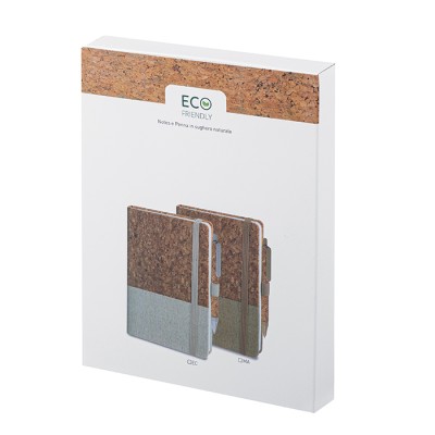 Notes con elastico - Parure canvas cod. PB569