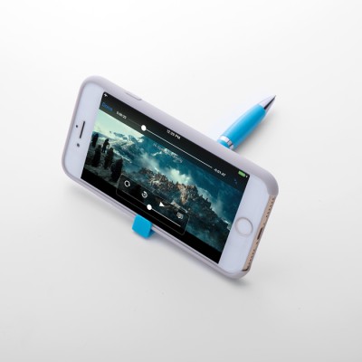 Penna a sfera con supporto per smartphone - Sunrise stand cod. PD130